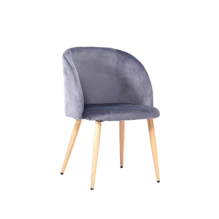 Modern Dining Set 4 Chair Foshan Silver Frame Luxury Plush Velvet Leather Art Chairs Room 20 In Zhejiang Kingstone Furniture