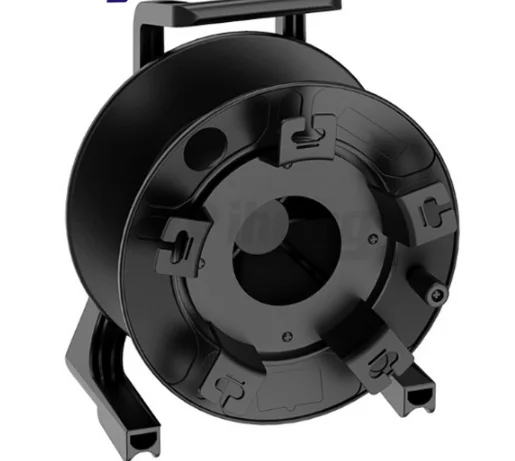 Plastic Portable Cable Reels Easy To Rolling And Release For Tactical Cable And Broadcasting Application