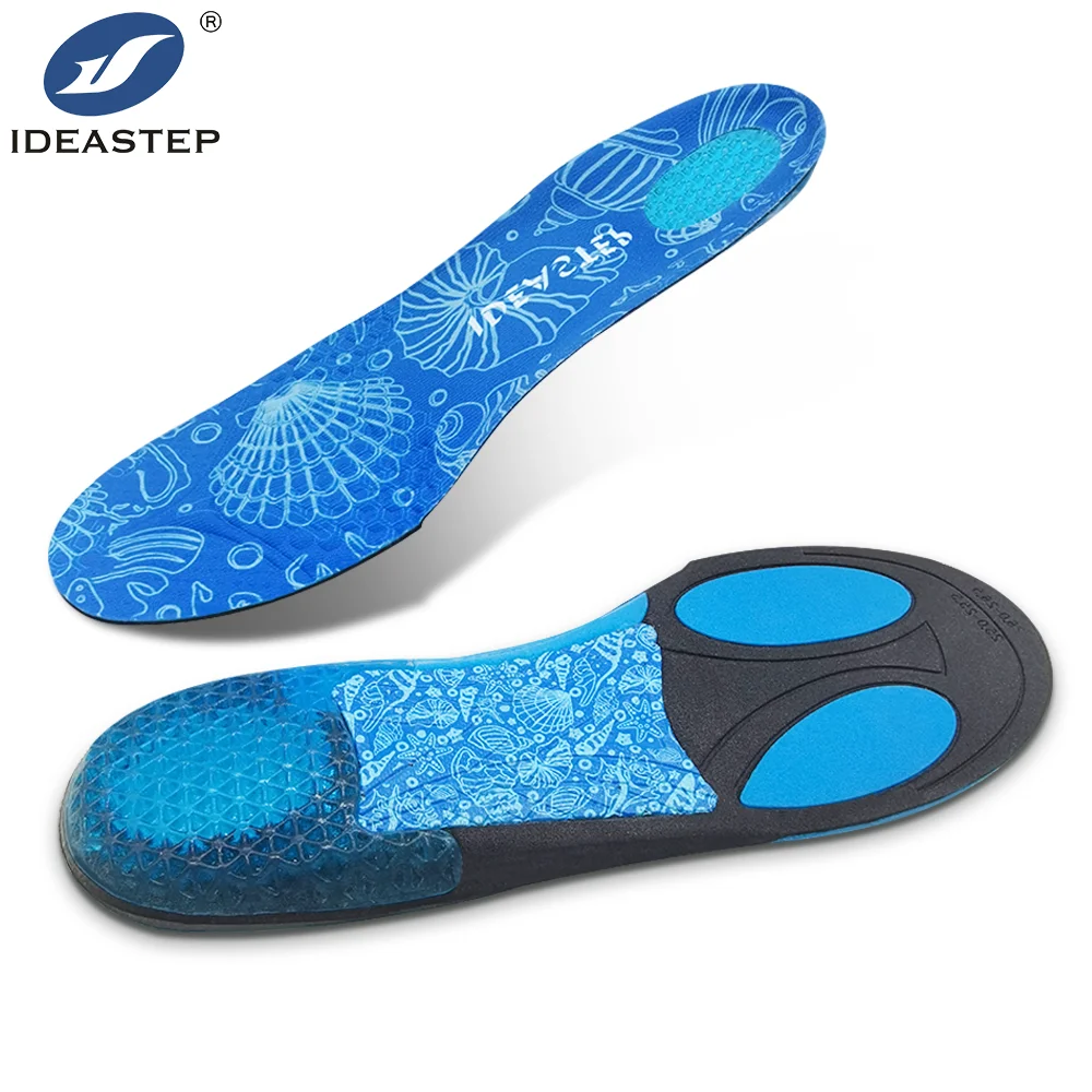PP Shell Heel Cup Hiking Muscle Training Badminton Pain Relief Runinng Insoles For Shoes Sports Sport Insole