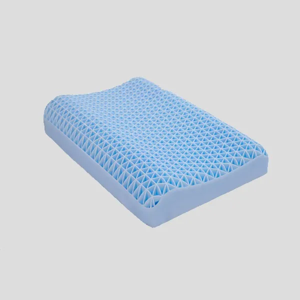 YOUMENG Ready To Ship ventilated gel shredded memory foam pillow plush pillow with custom pillow case