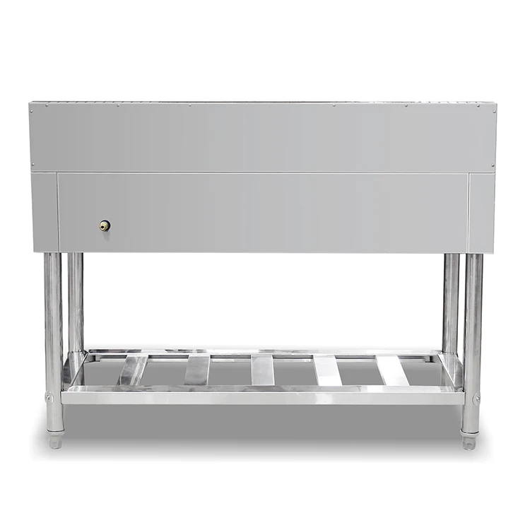 3 Burners Floor Type Stainless Steel Gas Cooker Stove Commercial for Restaurant