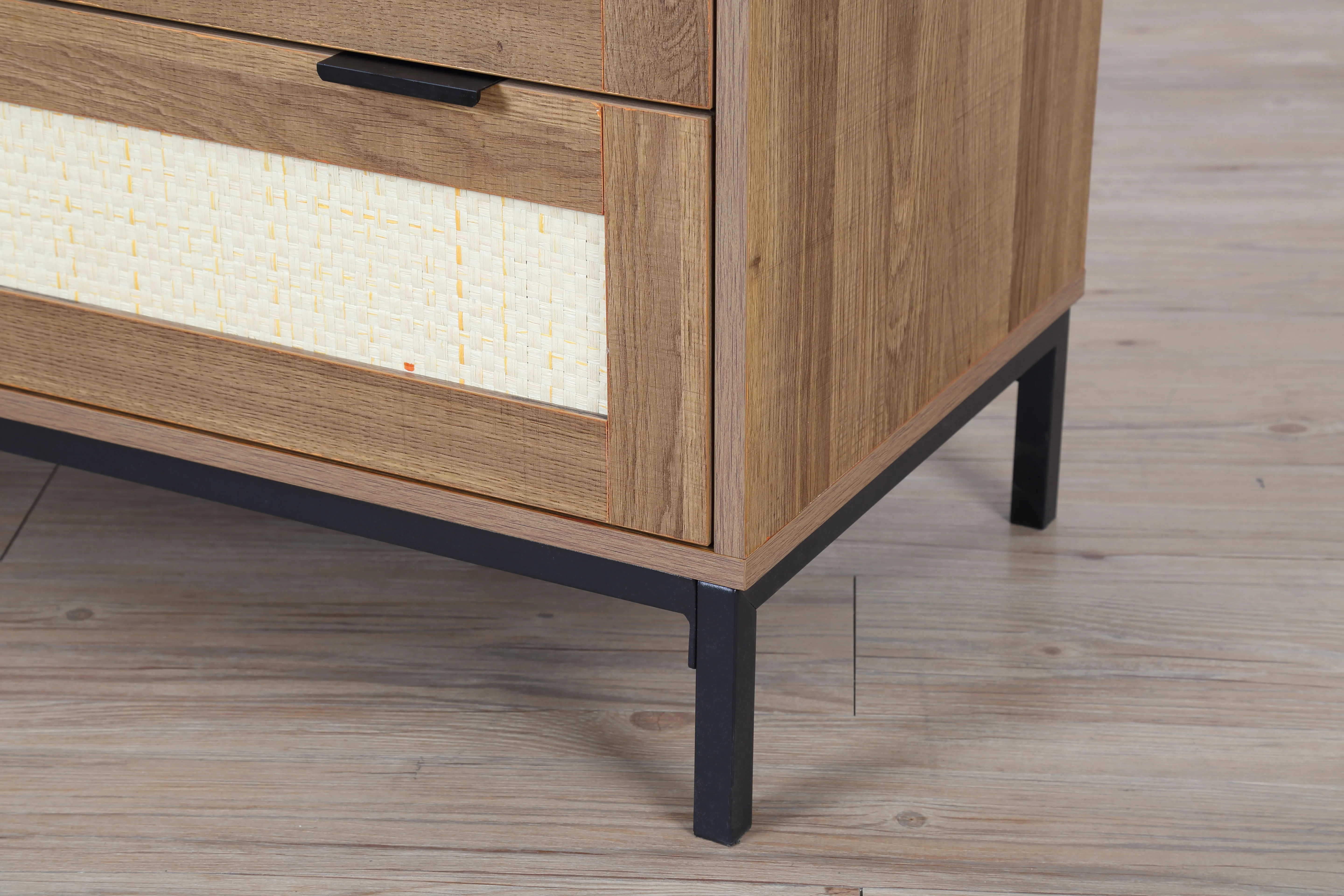 JUSTHOME home hotel bedroom furniture modern nightstand bedside night table with 4 drawers