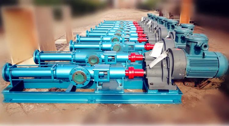 Low Noise Wastewater Chemical Liquid Multiphase Housing Stator Sludge Sewage Sludge Water Pump Screw Pump for Concrete Electric