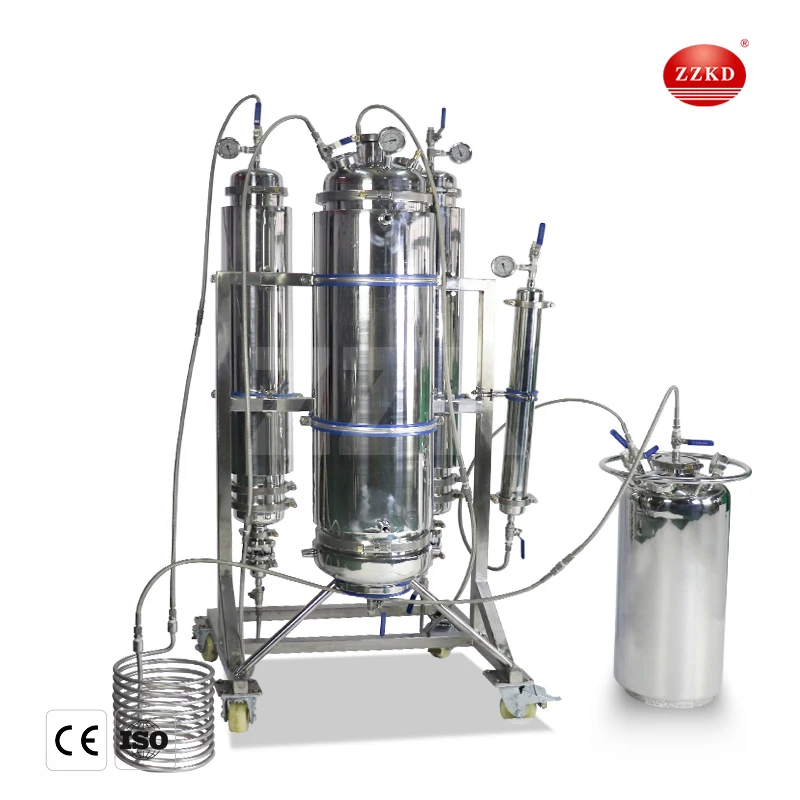 Butane Hexane Solvent Extraction Cbd Oil Extractor Closed Loop BHO
