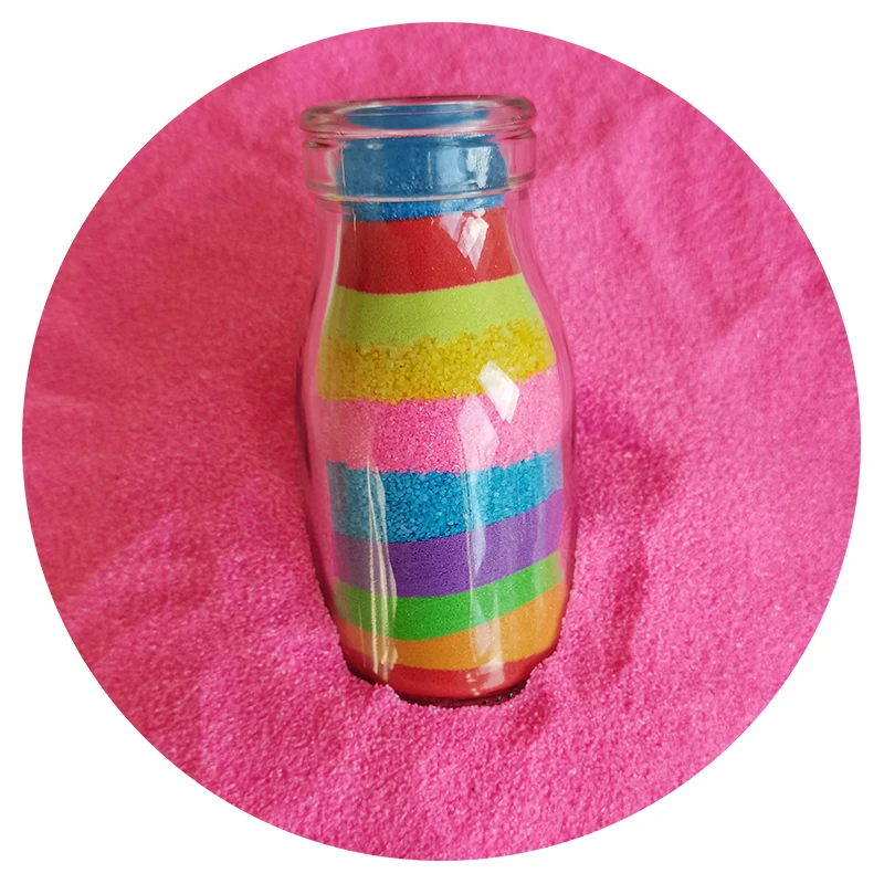 Chinese Manufacturers Wholesale Colored Sand Indoor And Outdoor Color Sand Colorful Sand For Stone Paint Wall Paint