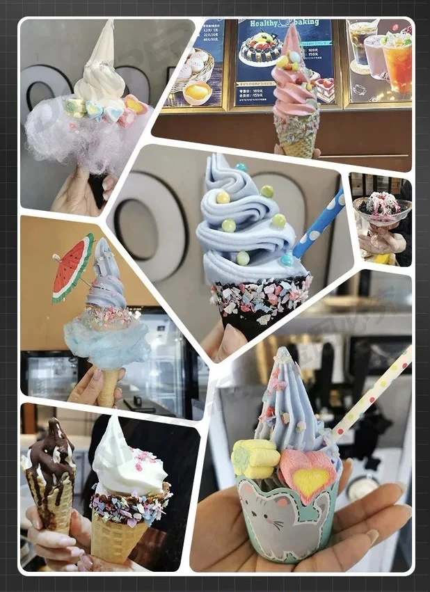 automatic soft ice cream machine for sale and hot sale fried ice cream machine and Three export ice cream machine
