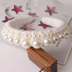 wholesale 2022 New design Rhinestone Headbands luxury headbands for women wedding hairband pearl bridal hair accessories