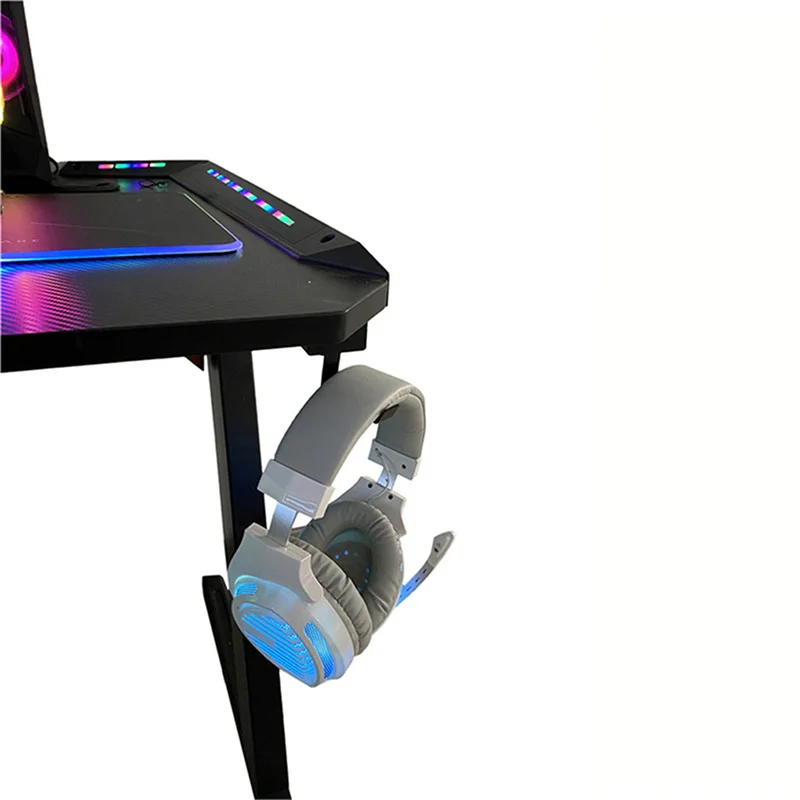 
cheap computer table Ergonomic Gaming Desk Gaming Table With RGB Light For Home Office Gamer Workstation 