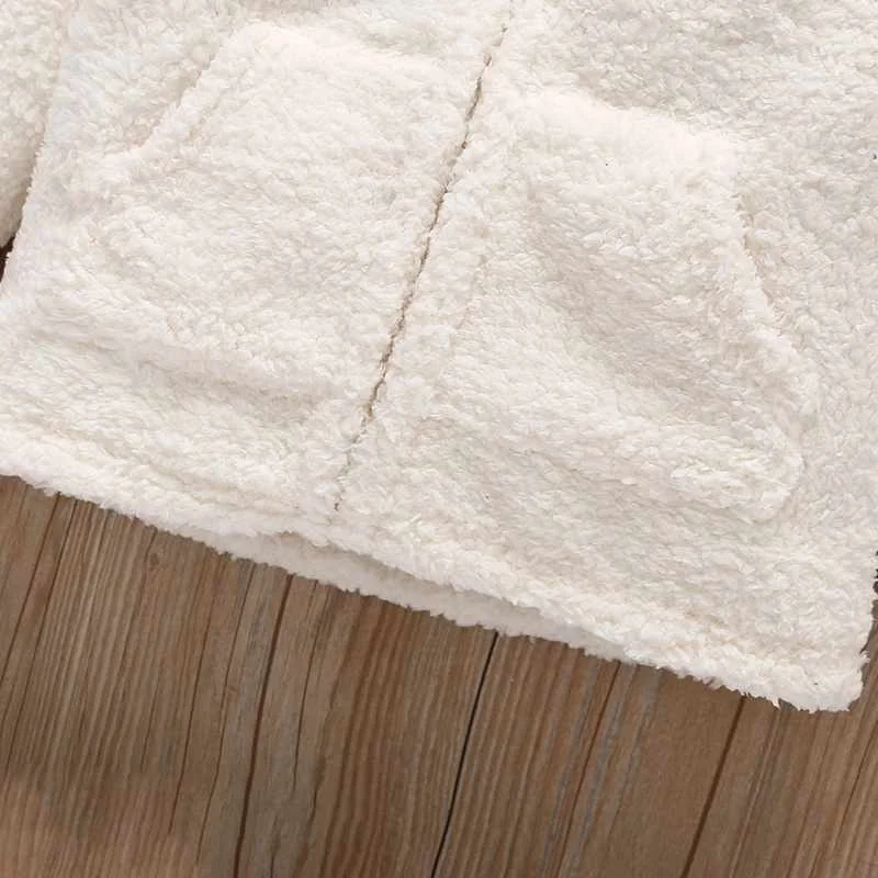 Earth Tone Style Woolen Newborn Baby Girl Fashion Suit 3-piece Set