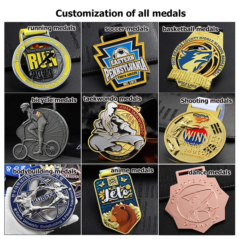 2024 China Zinc Alloy Metal Medal Customization 2d 3D Boxing Medal Bespoke Judo Jiu Jitsu Bjj Kung Fu Karate Taekwondo Medal