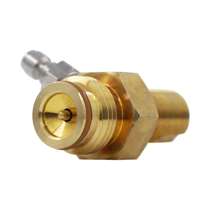 New Universal Replacement CO2 Pin Valve for C02 Paintball Tanks Cylinders with 8mm male quick adapter