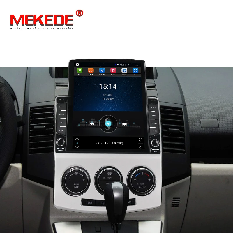  MEKEDE Android 9 0 четырехъядерная автомобильная аудиосистема для MAZDA 5 2005-2010 GPS-навигация 1080P 4G Wifi TS100 большой раздельный экран 1 +