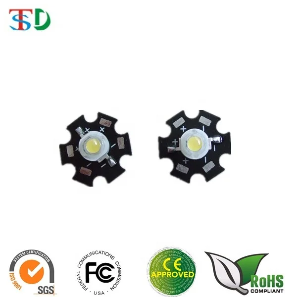 hot sale Epistar led chip 1W 3W 5W led with PCB available in all colors
