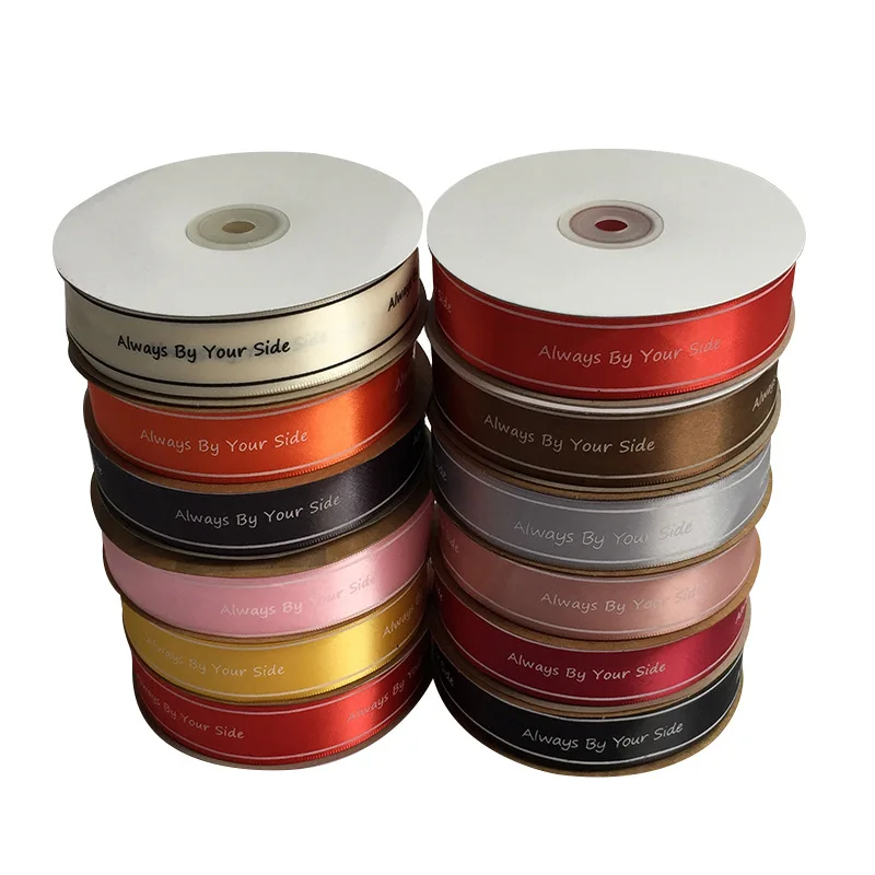 
New Products Most Popular Ribbon English Ribbon Baked Floral Bouquet Gift Packaging Material 