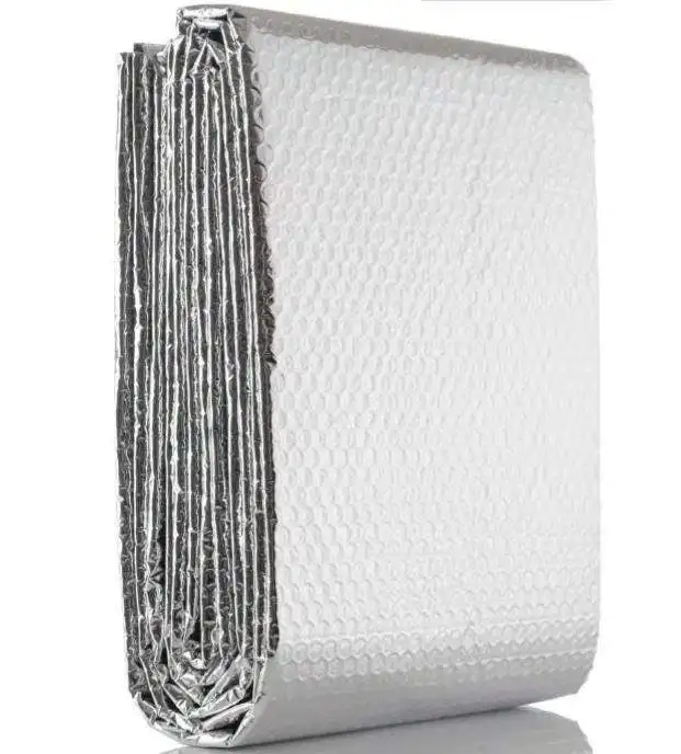 Radiator Insulation Foil Aluminum Bubble Or Foam Reflective Foil 5m X 60cm Sheets Rolls Energy efficient Insulation