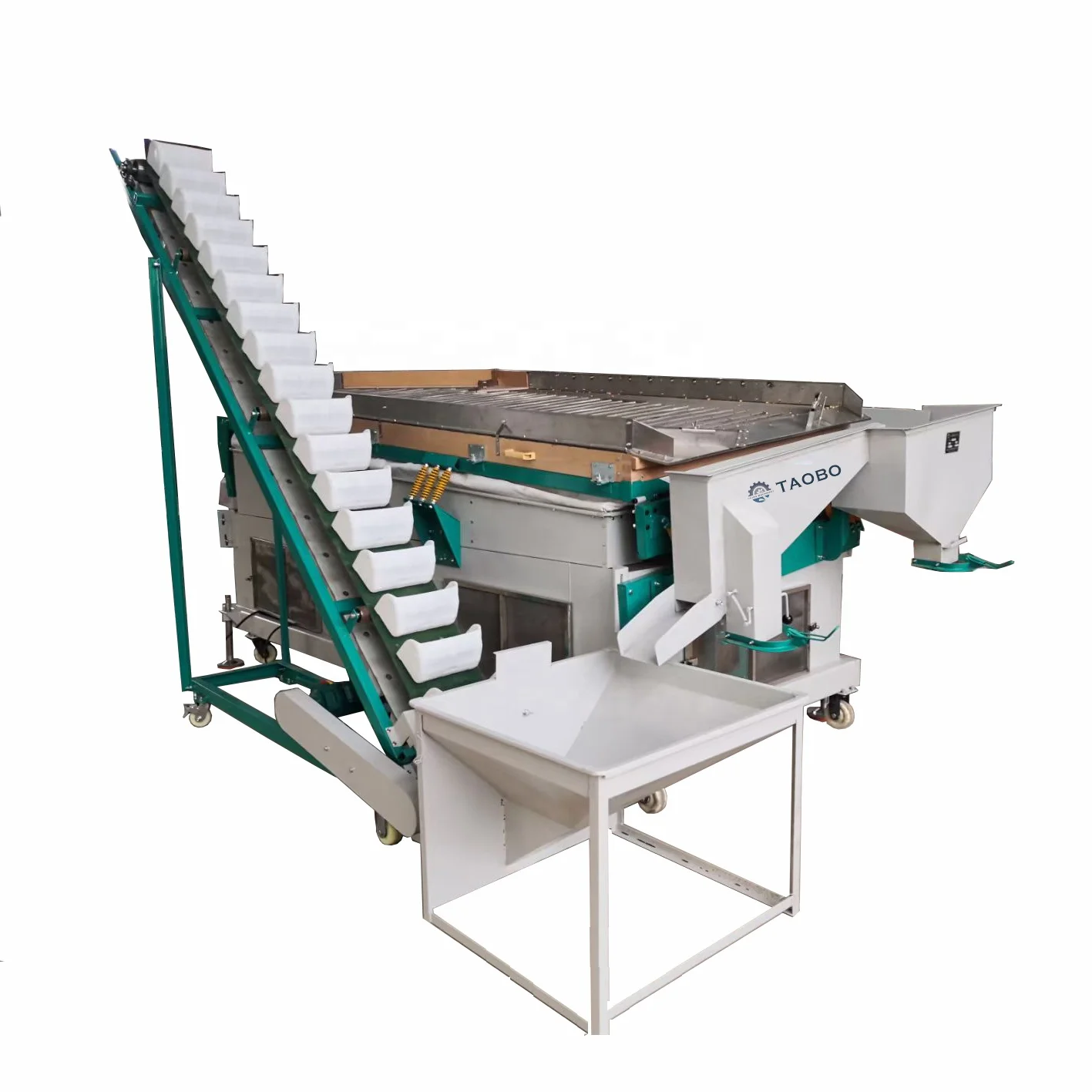 In stock hot selling chia seeds and mung beans gravity separator to remove all bad seeds and for coffee beans