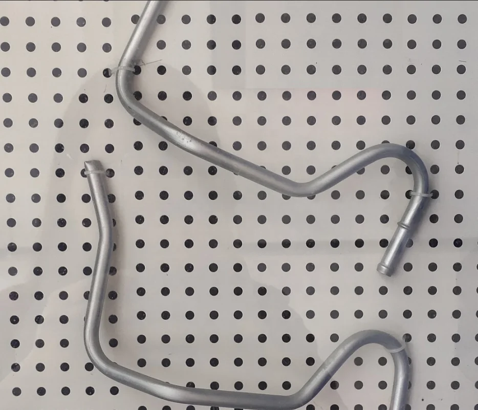 Olive green color PVF coated steel double wall braze tube meets SAEJ527 standard