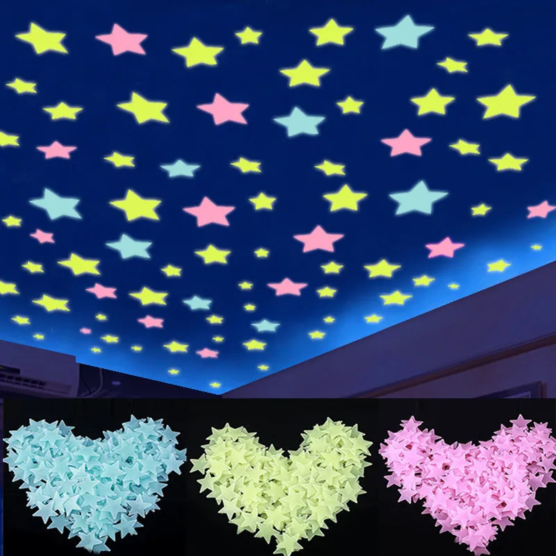 Luminous Stars Glow shooting Star wall Sticker