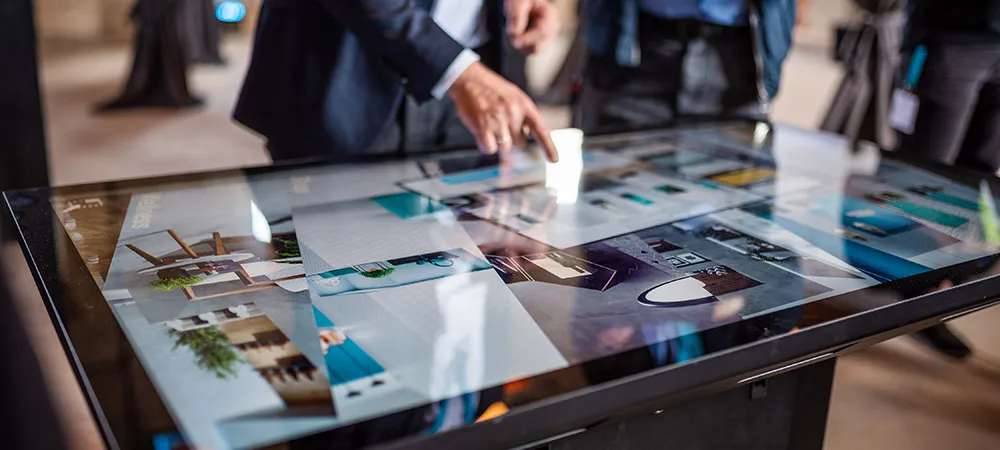 Большой сенсорный интерактивный смарт-стол ЖК рекламный дисплей мультисенсорный экран игровой стол для журнального столика/конференции