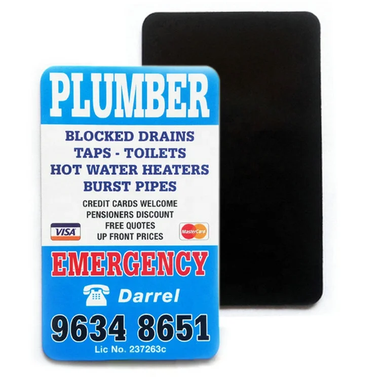 customized Magnetic Business Cards fridge magnet sticker For Advertisement And Promotion