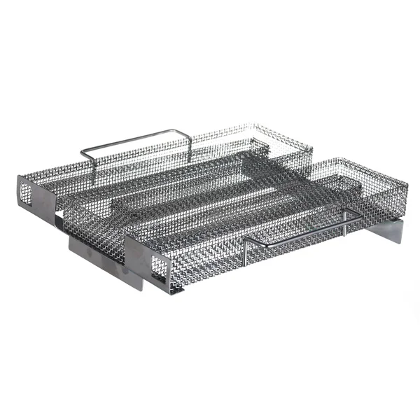 Поднос из нержавеющей стали в форме м для холодного дыма, поднос для коптильни в гранулах, аксессуары для барбекю из нержавеющей стали для кемпинга