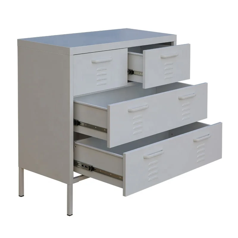 Home Furniture Living Room Cabinet Steel Drawer Cabinet