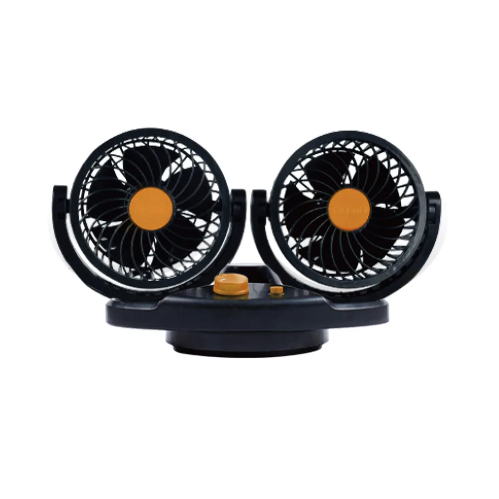 MITCHELL Новый DC 12v 24 вольт постоянного тока 5 дюймов Автоматическая головка тряски две скорости воздушного охладителя аксессуары для интерьера с двумя головками Вентилятор охлаждения автомобиля