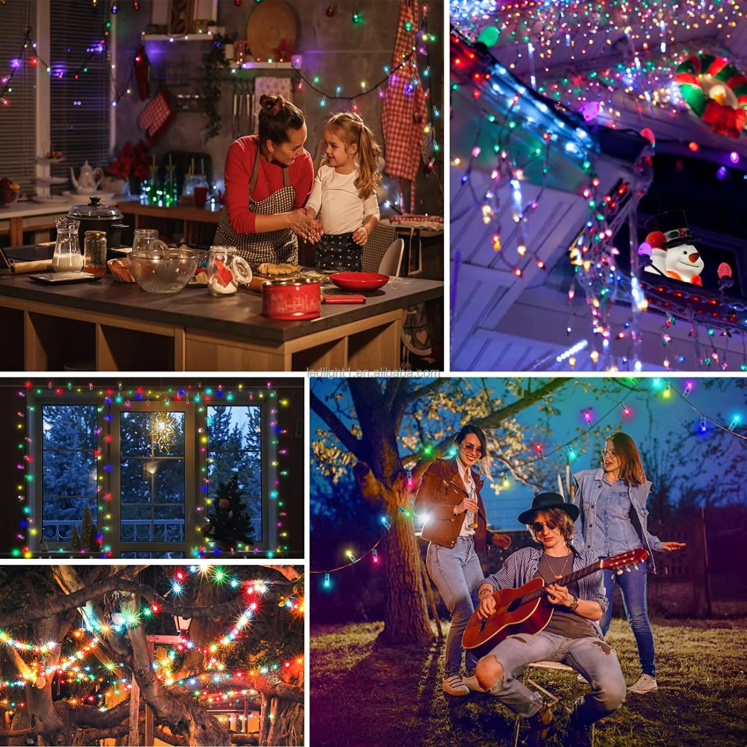 50pcs 12mm WS2811 Full Color LED Pixel Light Module DC 12V Waterproof RGB Color 2811 IC Digital LED Christmas Light