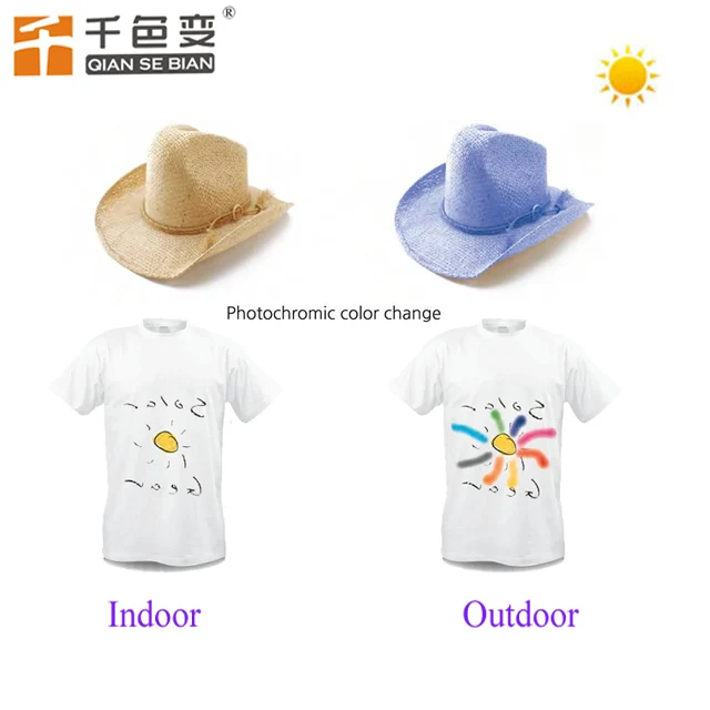 Photochromic Pigment Photosensitive Color Change Powder Sunlight Ultraviolet for clothes textile pigment color