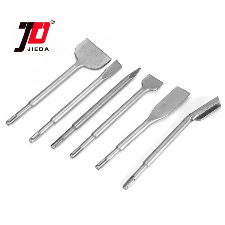 40CR SDS PLUS 14*250mm Pointed Wide Flat Electric Rotary Hammer Chisel for Masonry/Concrete/Wall/ Breakering