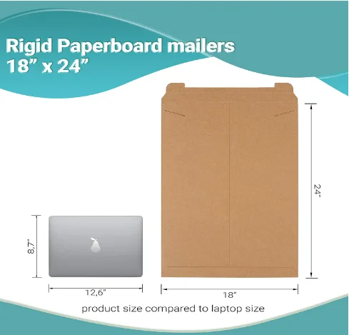 Custom Wholesale Rigid Cardboard Mailer Envelope Paper Envelope Mailers For Photo And Document