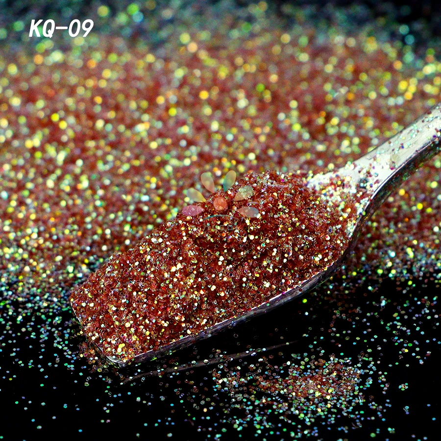 Polyester Holographic Mixed Size Glitter For Nail Art And Glitter Resin Tumblers Peacock Glitter