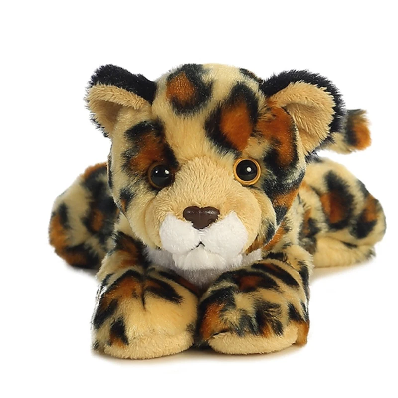 2025 Hot Sale Cute Soft Stuffed Animals 20CM Plush Toy Tiger /Snow Leopard/ Rhino/Elephant Logo Custom Plush Toys