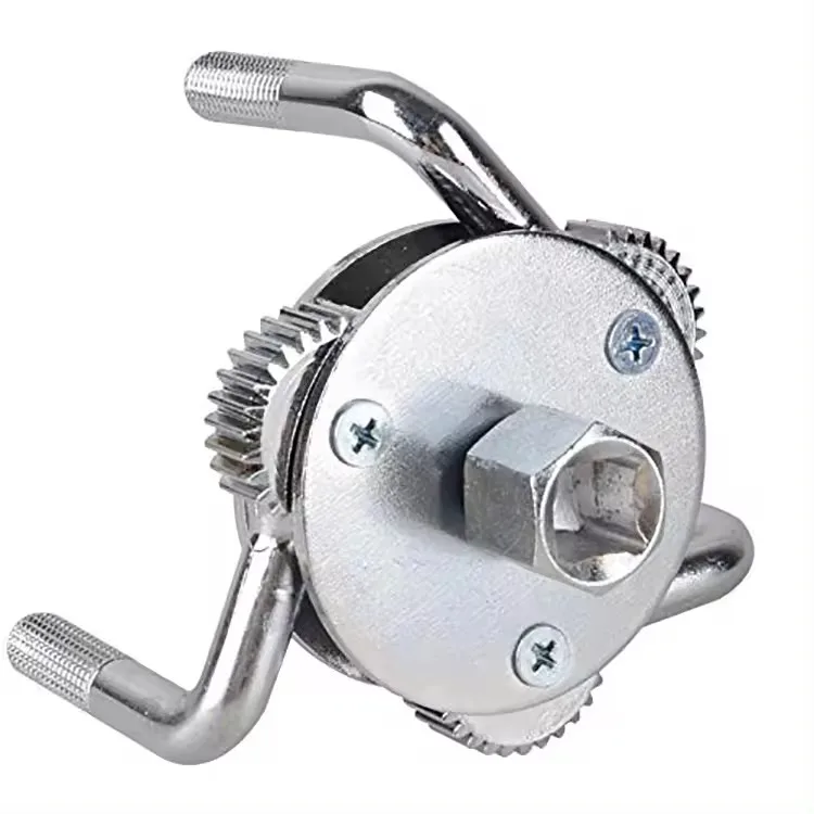 Adjustable round 3 Jaws Two-Way Oil Filter Wrench 65 to 130mm Capacity Vehicle Repair Service Tools