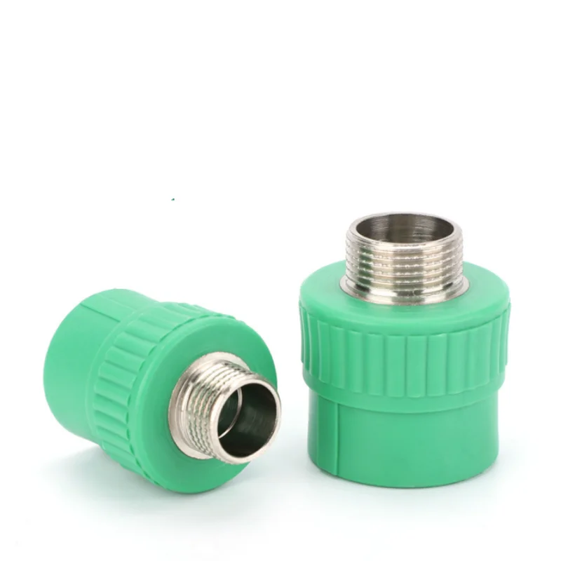 Cheap ppr male adapter socket ppr pipe nipple coupling connector water pipe threaded plastic brass ppr pipe fitting with name