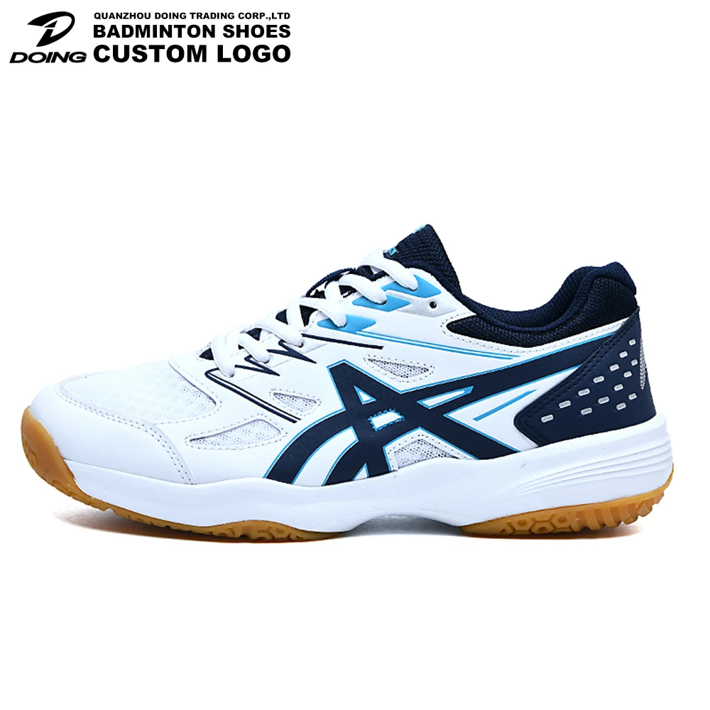 High Quality Fashion Custom Trendy Mesh Platform Print Lace-Up Training Volleyball Leisure Walking Men Woman Badminton Shoes