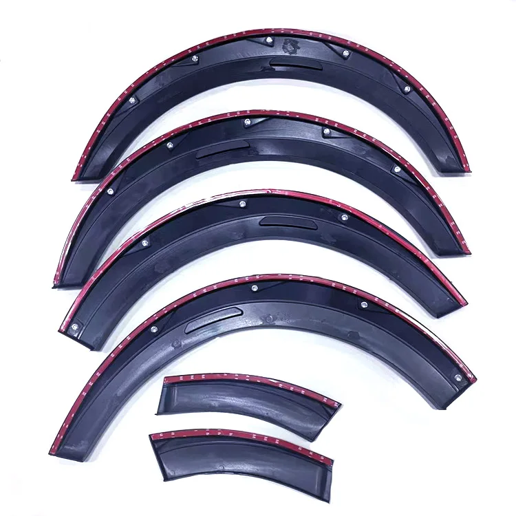 6 шт. Fender Flare для TOYOTA HIACE 2007-2017 H200 колесная арка из АБС-пластика простой стиль впрыска автомобиль