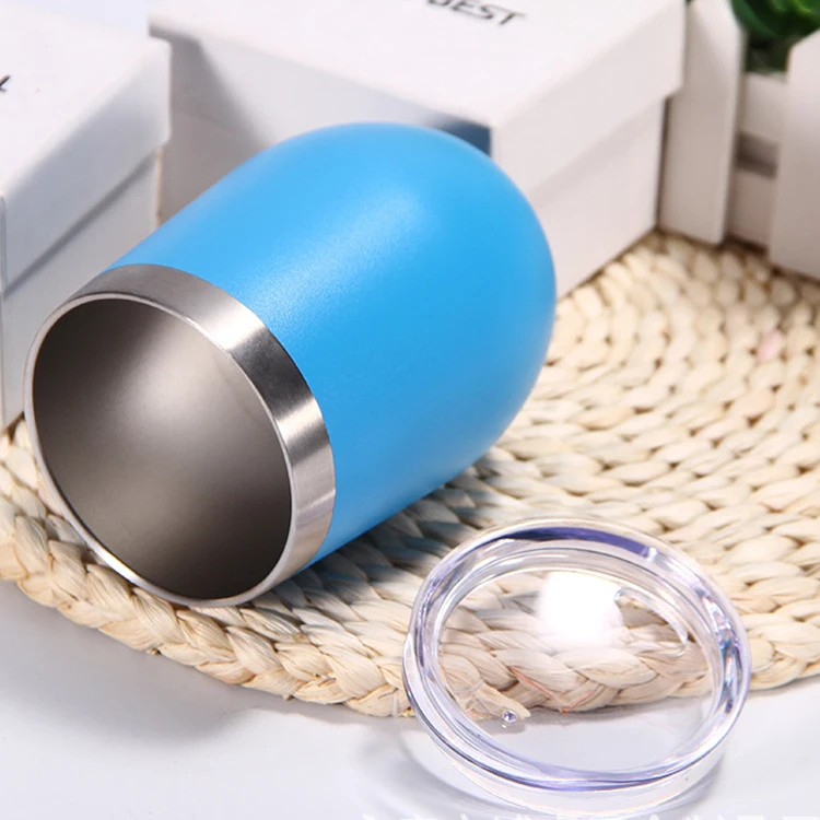 
12 oz stainless steel wine tumbler cups wholesale insulated custom 12oz wine tumbler with lid 