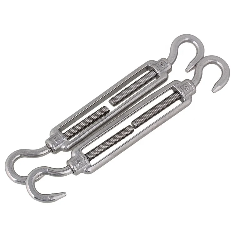 High Quality Rigging JIS Frame Type SS304/SS316 Stainless Steel Marine Turnbuckle with Eye Hook End