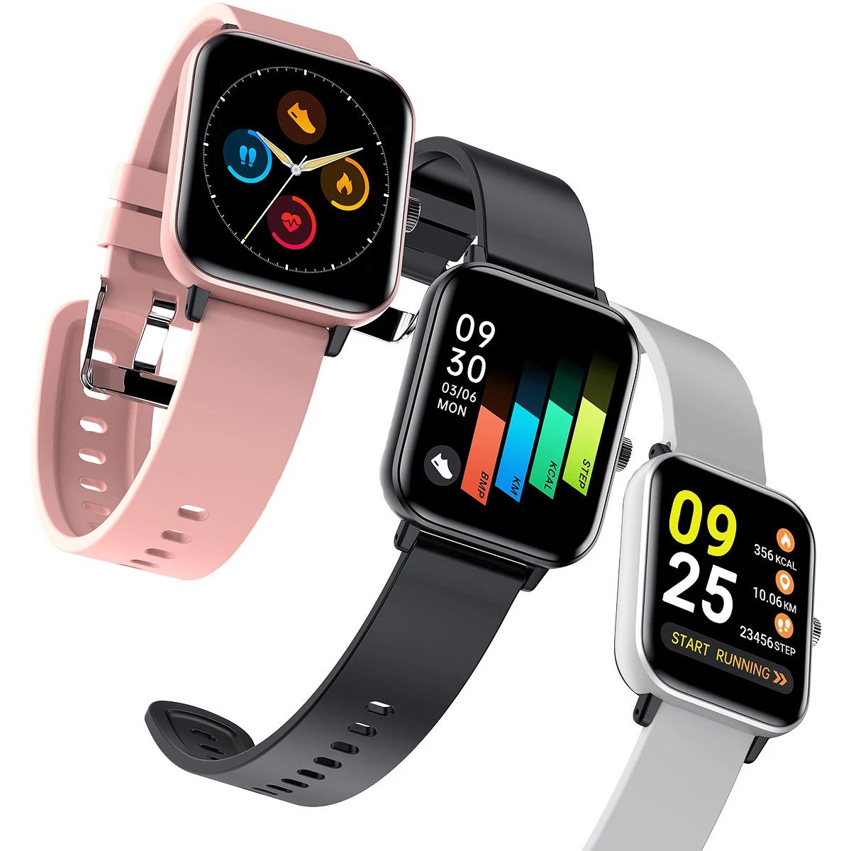 
2021 Hot Sale Full Touch SmartWatch Temperature Sport Smart Watch With Heart Rate Monitoring H10 Smart Watch 