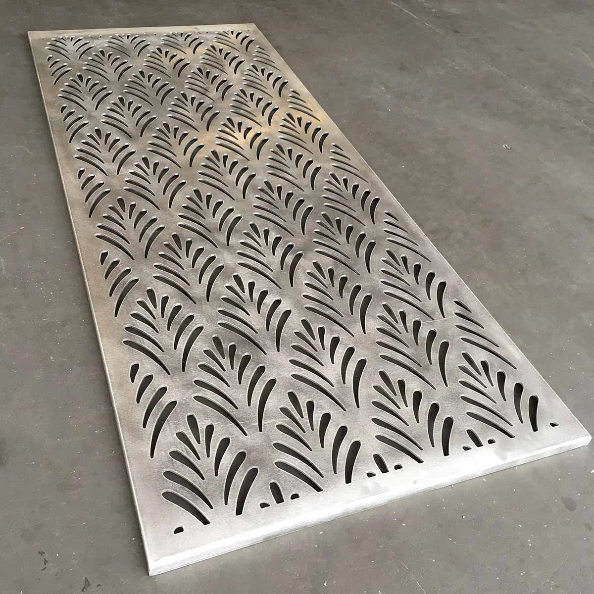 outdoor privacy safety swimming pool laser cut perforated aluminum metal screen fence panels for home hotels garden decoration