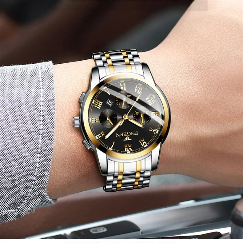 2022 hot fngeen 4006 stainless steel band watch luxury wristwatches ladies quartz watches women wrist watches