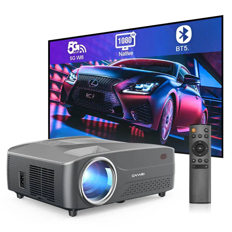 2022 Updated Video Cinema Android Professional Projector 4k 10000 Lumens 1080p Beamer