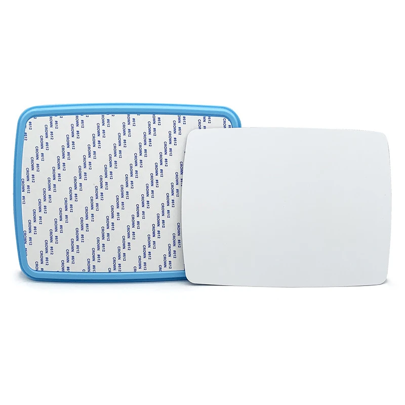 Htpmart  Sublimation Blank  Customized  DIY Printing Plastic Lunch Box with Aluminum Insert Sheet Pink Blue for Kids School Use