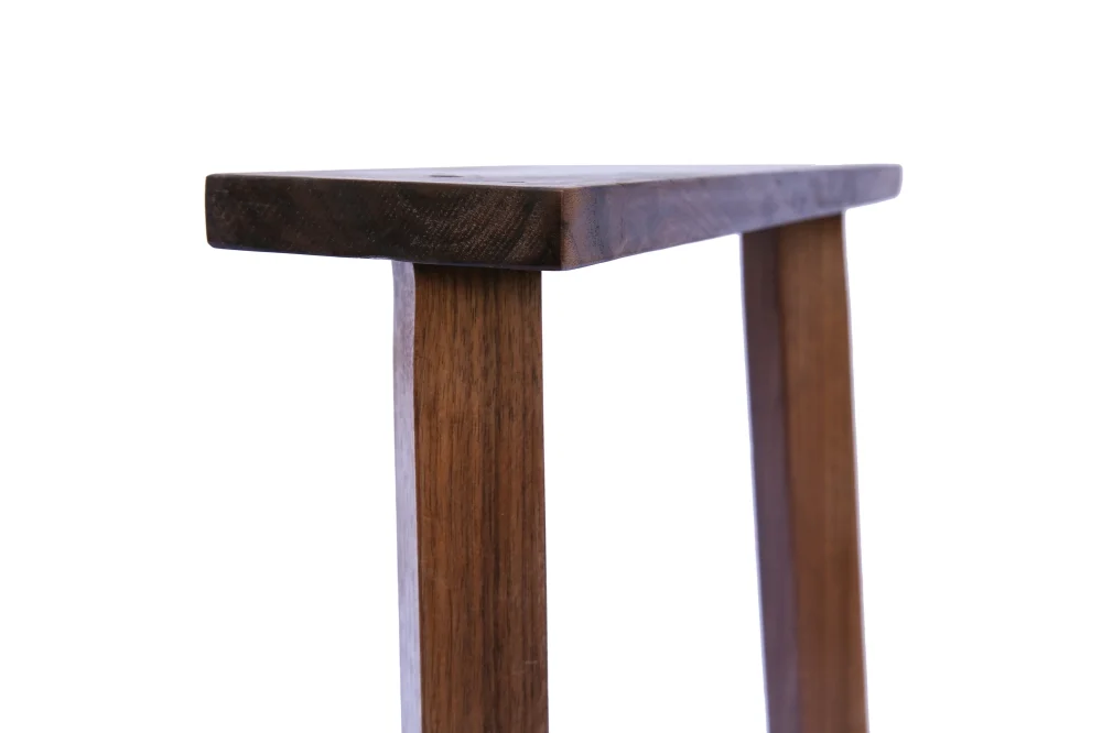 Black walnut  rustic style table desk legs