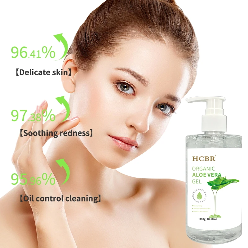 Original Factaory Natural Organic Moisturizing Face Care Soothing Repairing 98% Pure Aloe Vera Gel for Face