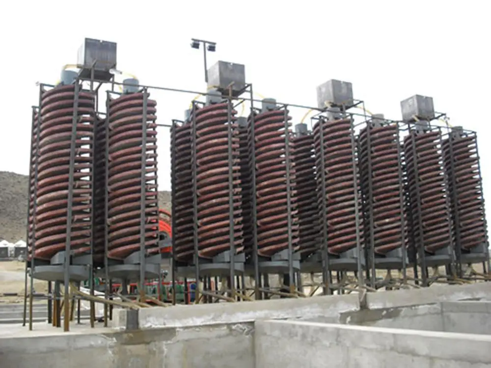 
Spiral sluice used for separating various minerals , mine equipment for gold processing 