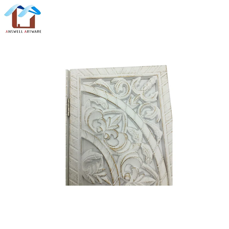 Home Decoration Room Divider Screen Wood Panel Dividers 2 Panel Hand Carved Screen Wooden Modern Interior Decoration Customized