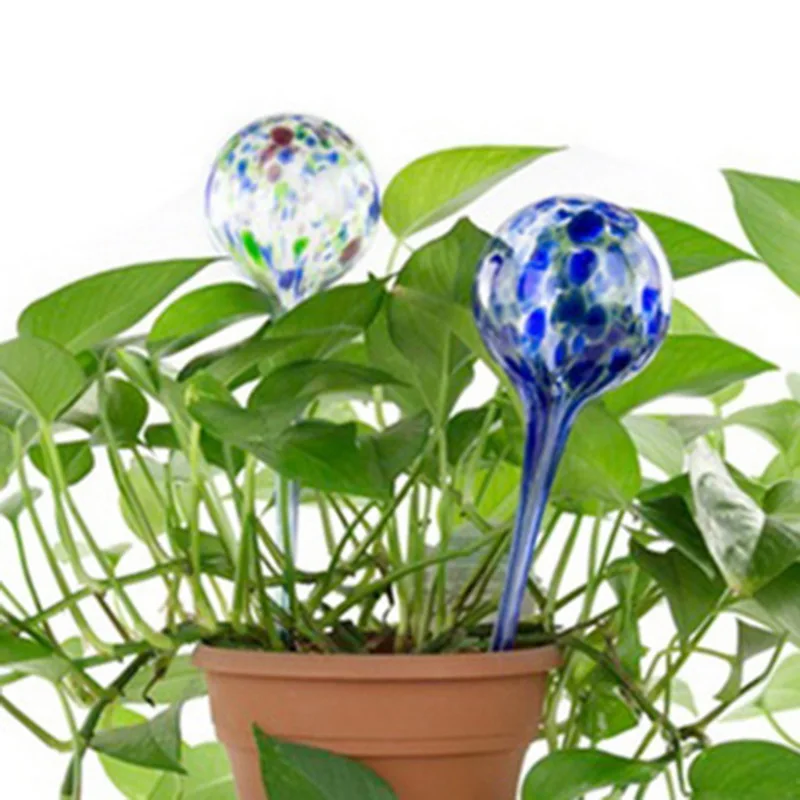 Indoor Plant Automatic Watering Bulb Glass Ball Self Watering Globes Garden Water Drip Ball For Potted Plant Aqua Globes