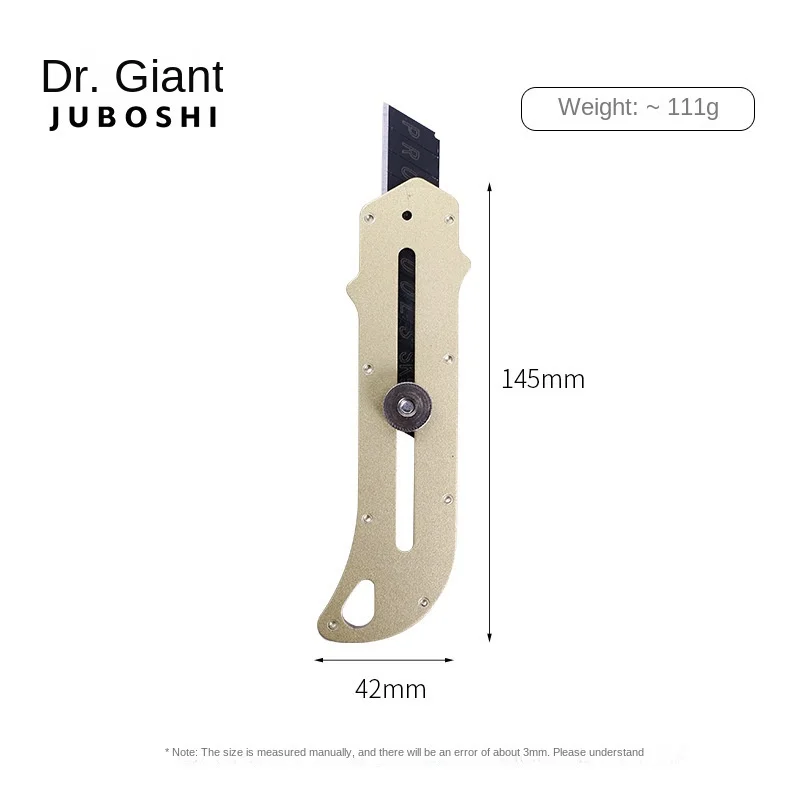 Factory Wholesale Heavy Duty All-Steel DIY Art Paper Knife Large Stainless Steel Blade with Safety Features Box Included